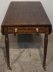 HENREDON MAHOGANY PEMBROKE TAB