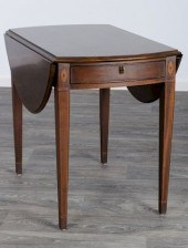 HENREDON MAHOGANY PEMBROKE TAB