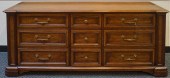 HENREDON MAHOGANY TRIPLE DRESS