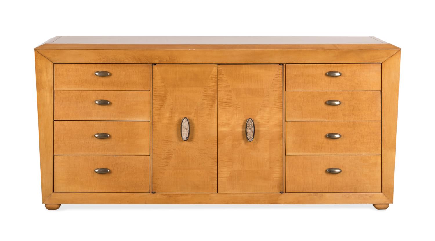 HENREDON MID-CENTURY CURLY MAPLE