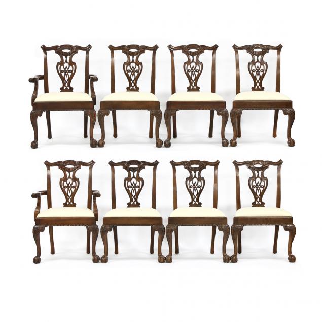 HENREDON, SET OF EIGHT