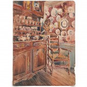 HENRI BERNARDEAU, PAINTING Hen
