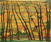 HENRI BURKHARD OIL LANDSCAPE,