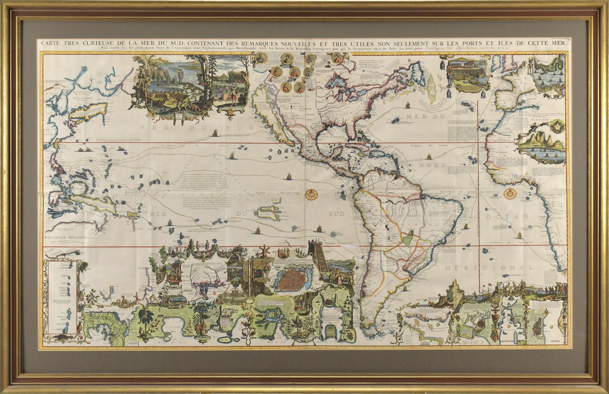 HENRI CHATELAIN, MAP, CA.1719. A