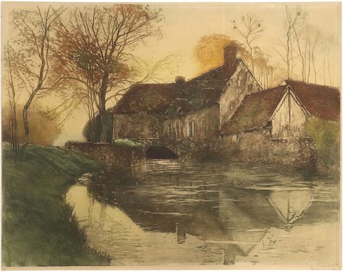 HENRI JOURDAIN (1864-1931) AQUATINT
