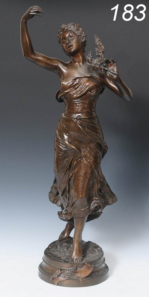 Henri Louis Levasseur Bronze Figure