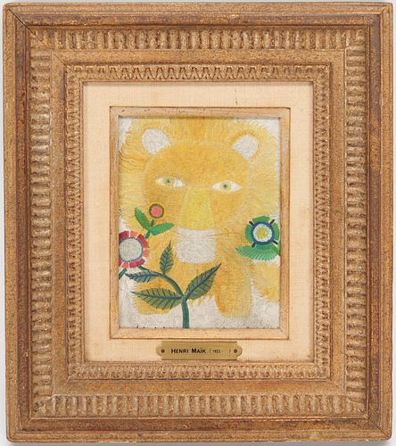 HENRI MAIK OIL ON CANVAS PAINTING