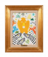 HENRI MAIK, "UN ROI", LION WIT