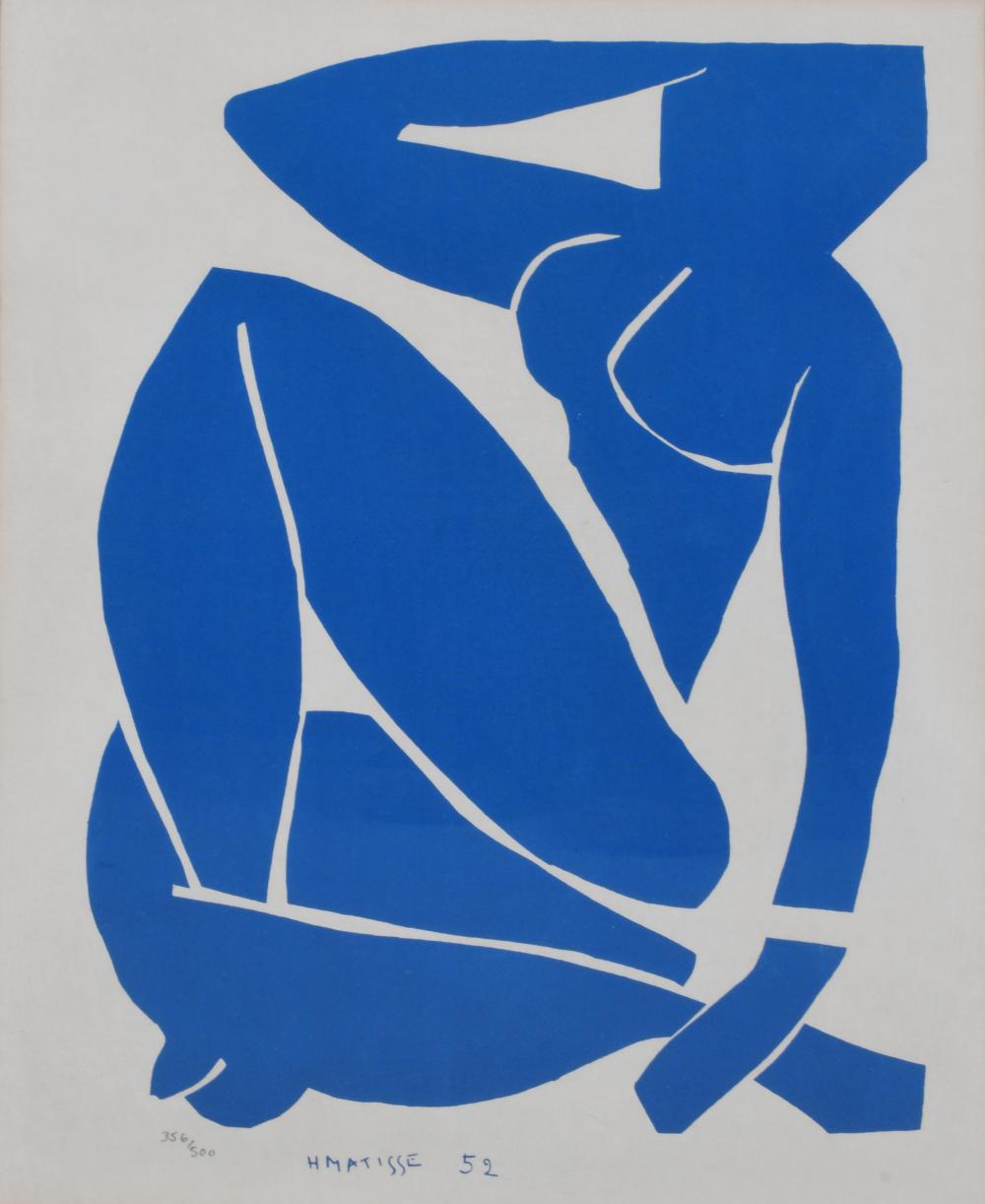 HENRI MATISSE, FRENCH 1869-1954, NU