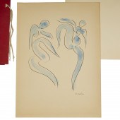 HENRI MATISSE, LITHOGRAPH WITH