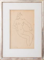 HENRI MATISSE &QUOT;NU ASSIS,
