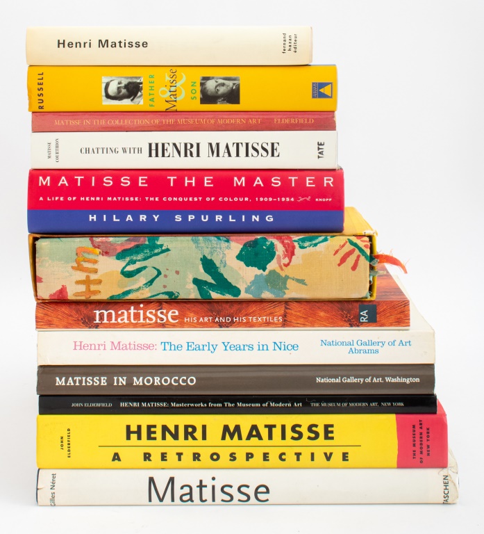 HENRI MATISSE REFERENCE BOOKS, 12
