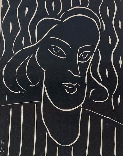 HENRI MATISSE SIGNED LINOCUT