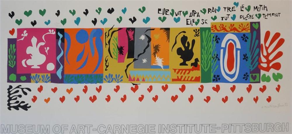 HENRI MATISSE, 'THE THOUSAND AND