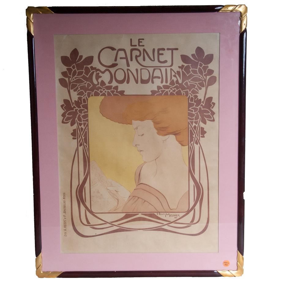 HENRI MEUNIER: "LE CARNET
