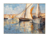 HENRI PAILLARD, 'SAIL BOATS IN