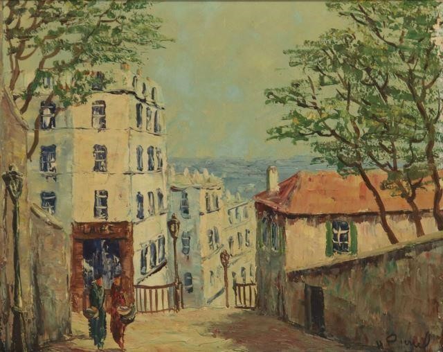 HENRI PIERREL PARIS STREET SCENE