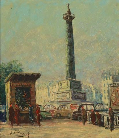 HENRI PIERREL PARIS STREET SCENE