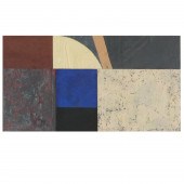 HENRI PLAAT, GOUACHE COLLAGE,