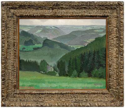 Henri Quittelier painting (Belgian,