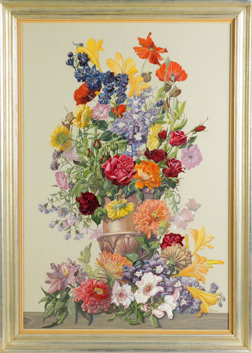 Henri Riter Floral still life
