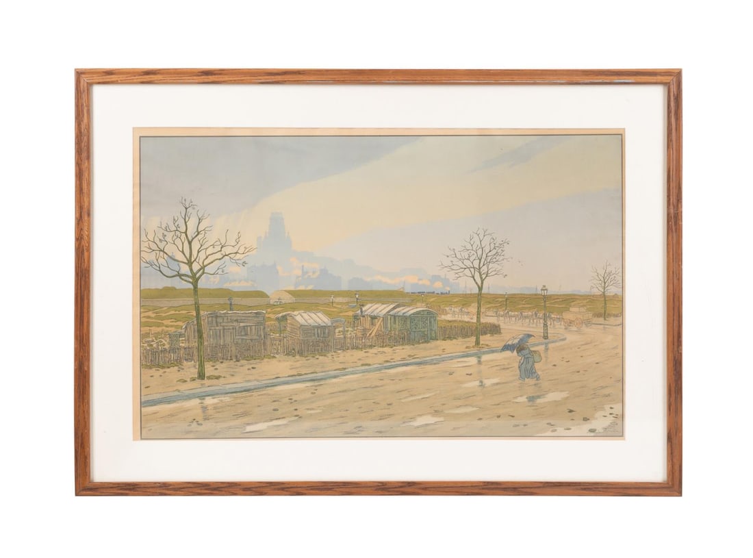 HENRI RIVIERE LITHOGRAPH, 'LES