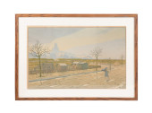 HENRI RIVIERE LITHOGRAPH, 'LES