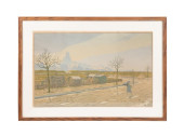 HENRI RIVIERE LITHOGRAPH, 'LES