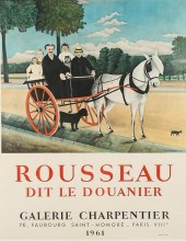 HENRI ROUSSEAU EXHIBITION POST