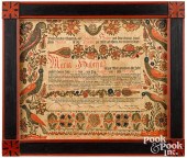 HENRICH DULHEUER, FRAKTUR BIRT