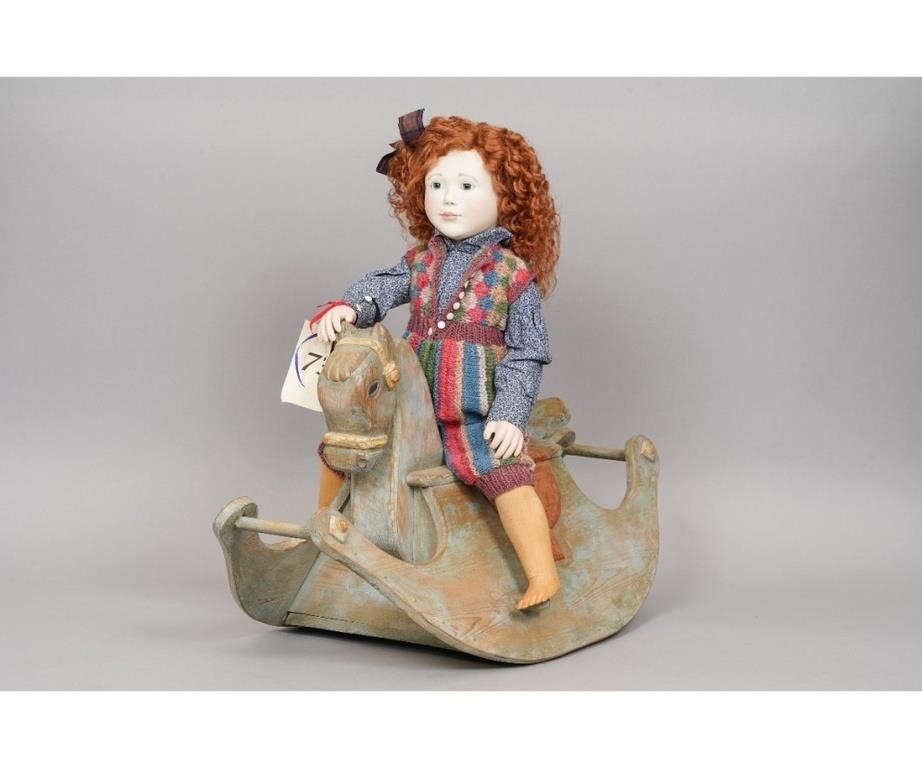 "Henrietta on Her Rocking Horse"