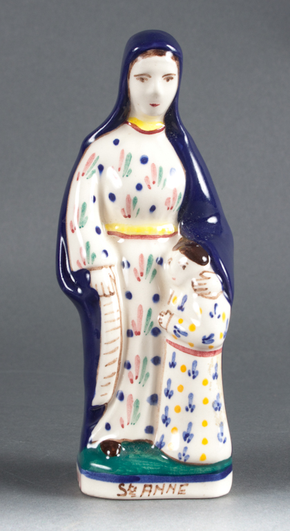 Henriot Quimper faience figure: