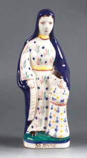 Henriot Quimper faience figure