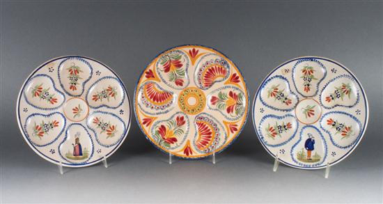 Henriot Quimper faience oyster