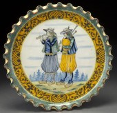 Henriot Quimper pottery dish w
