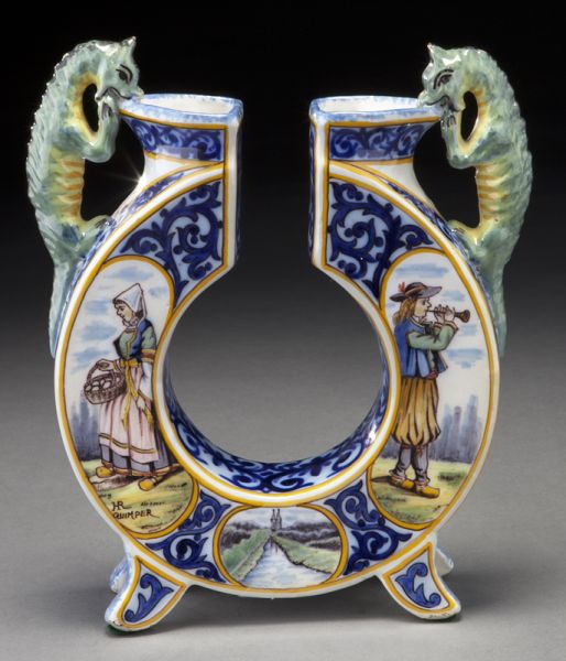 Henriot Quimper pottery horseshoe