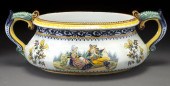 Henriot Quimper pottery two-ha