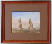 HENRY BACON WATERCOLOR ON PAPE