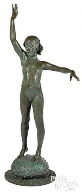HENRY BERGEBRONZE FOUNTAIN SEA