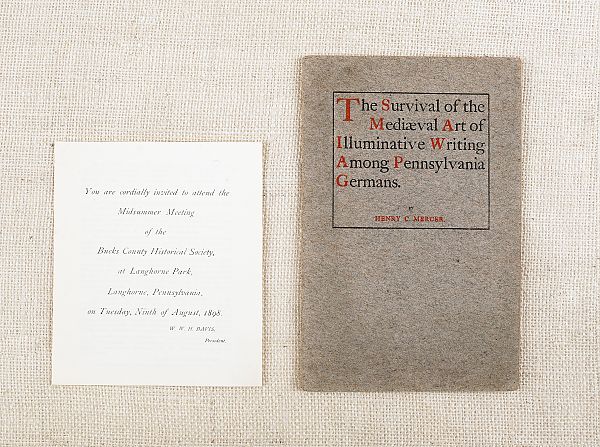 Henry C. Mercer essay titled The
