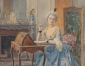 HENRY CHARLES TENRE WATERCOLOR