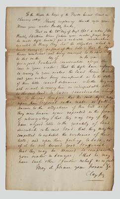 Henry Clay autograph document,