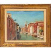 HENRY DE WAROQUIER, OIL ON PAN