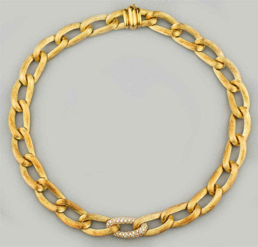 HENRY DUNAY 18K YELLOW GOLD AND
