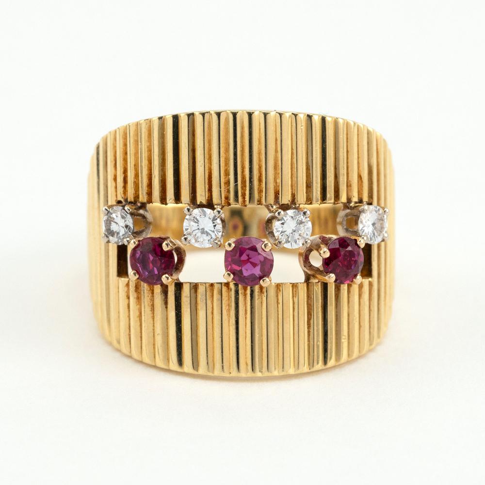 HENRY DUNAY 18KT GOLD, DIAMOND