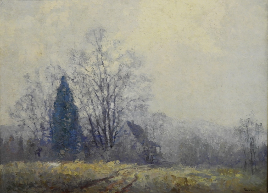 HENRY EDDY CABIN LANDSCAPE PAINTING