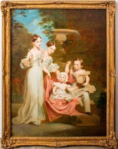 HENRY EDRIDGE ATTR. OIL ON CAN