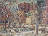 HENRY ENSEL, NEW YORK IN WINTE