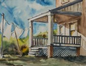 HENRY FIORE, BACK PORCH, WATER