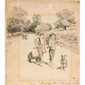 HENRY FRANCOIS FARNY, PEN AND